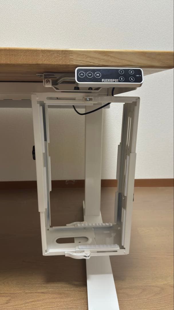 FlexiSpot E7 Pro ホワイト 天板付 1200x700x30mm