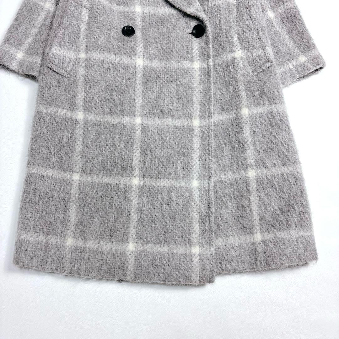 未使用級✨23区 MANTECO シャギーチェック コート チェスターコート