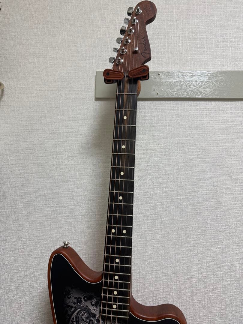 フェンダー/アコースタソニック/￼ ジャズマスター/ ブラックペイズリー