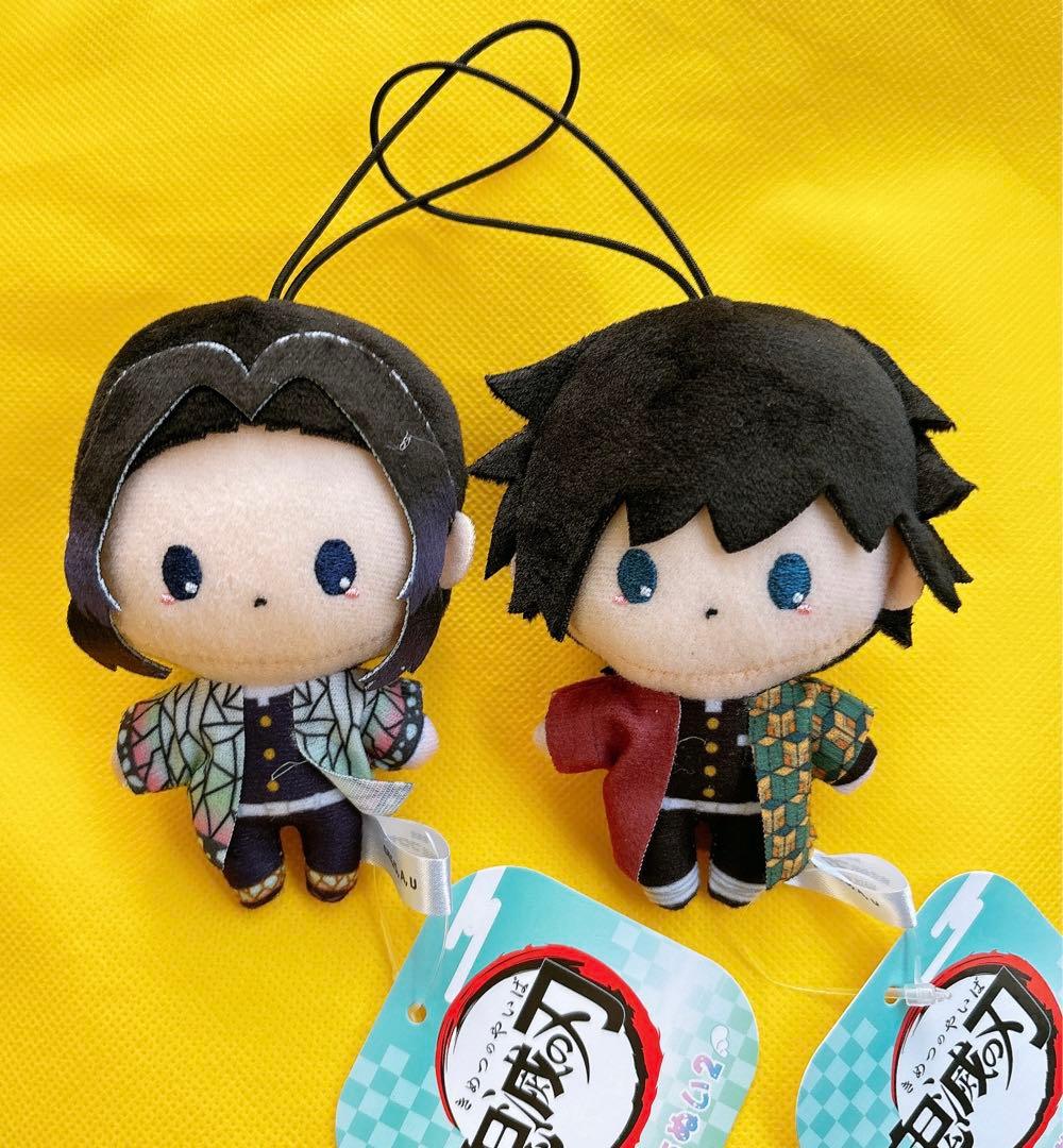 鬼滅の刃　ぴゅあぬい　冨岡義勇 胡蝶しのぶ　2種セット　ぬいぐるみ