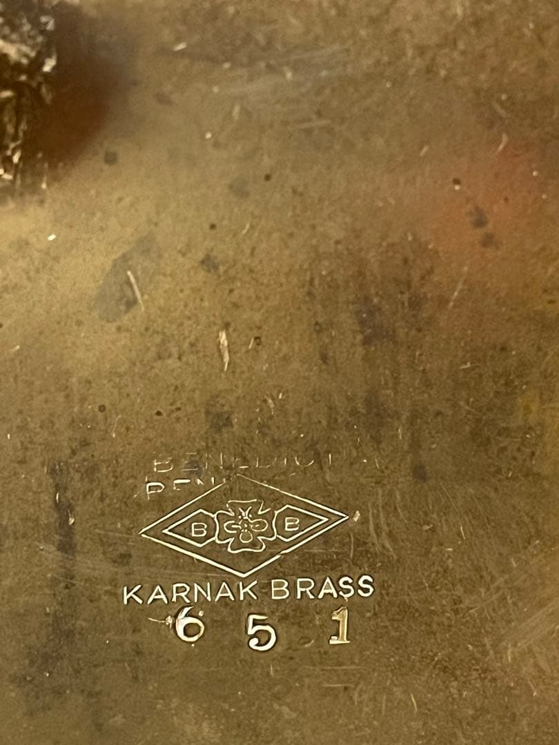 激レア！アールデコ期エジプトブームの真鍮製花瓶 まさに時代の証人