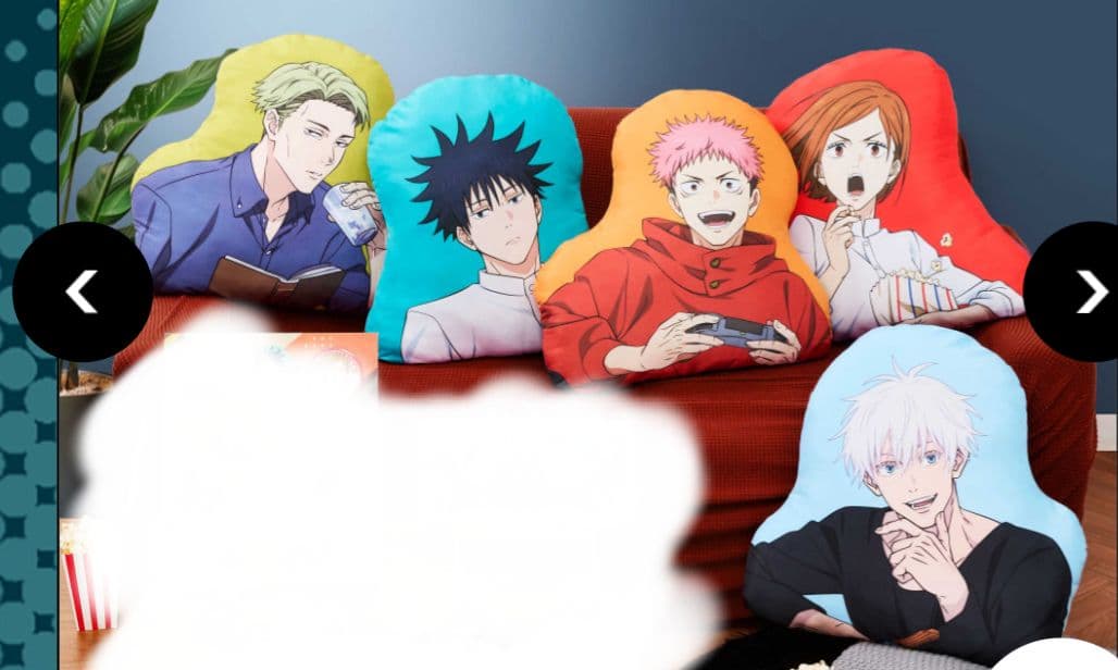 セガラッキーくじ 呪術廻戦 fun!fun!fun! クッション　 五条　七海