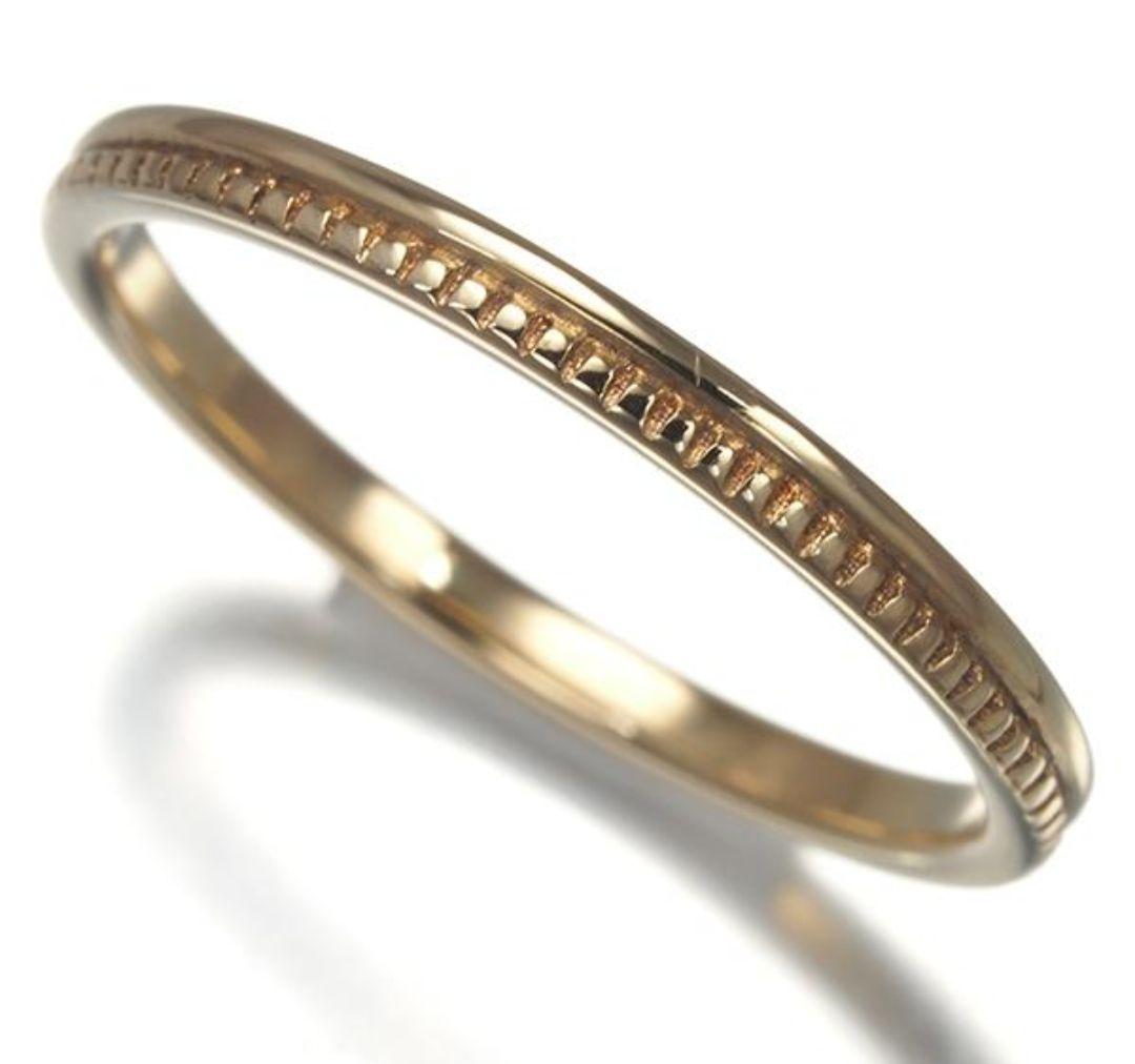 ete K10 イエローゴールド　ピンキーリング　5号　10金