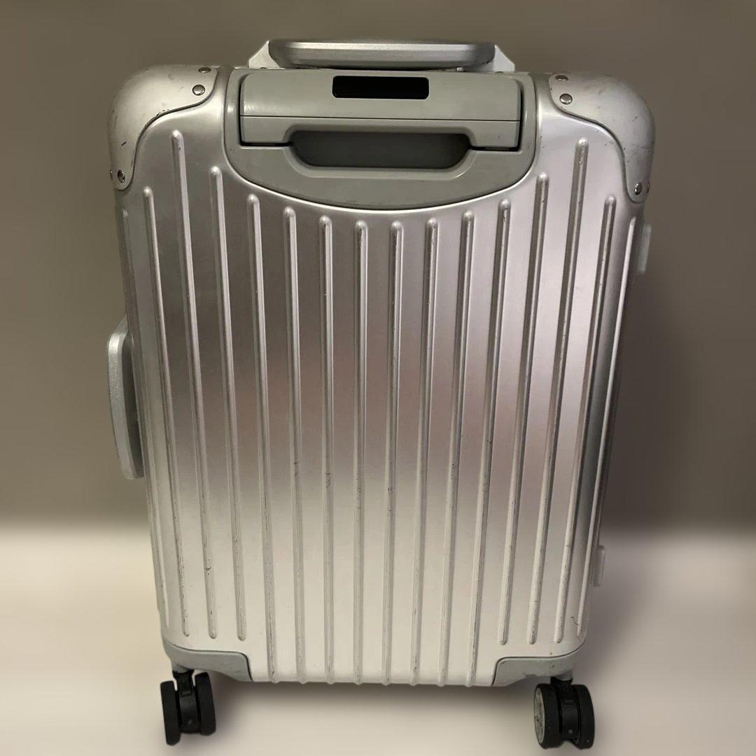 RIMOWAキャリーケース ネイビー メッシュポケット付き