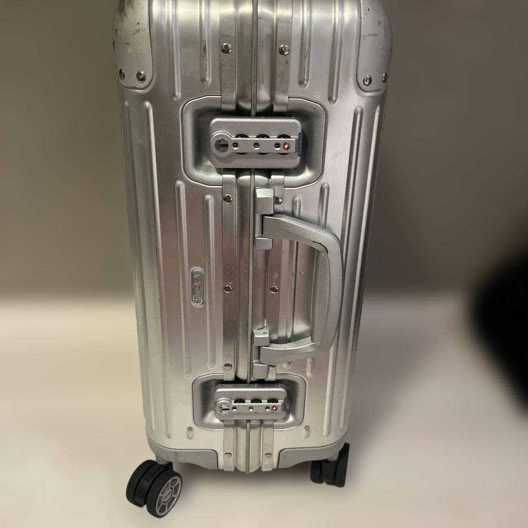 RIMOWAキャリーケース ネイビー メッシュポケット付き