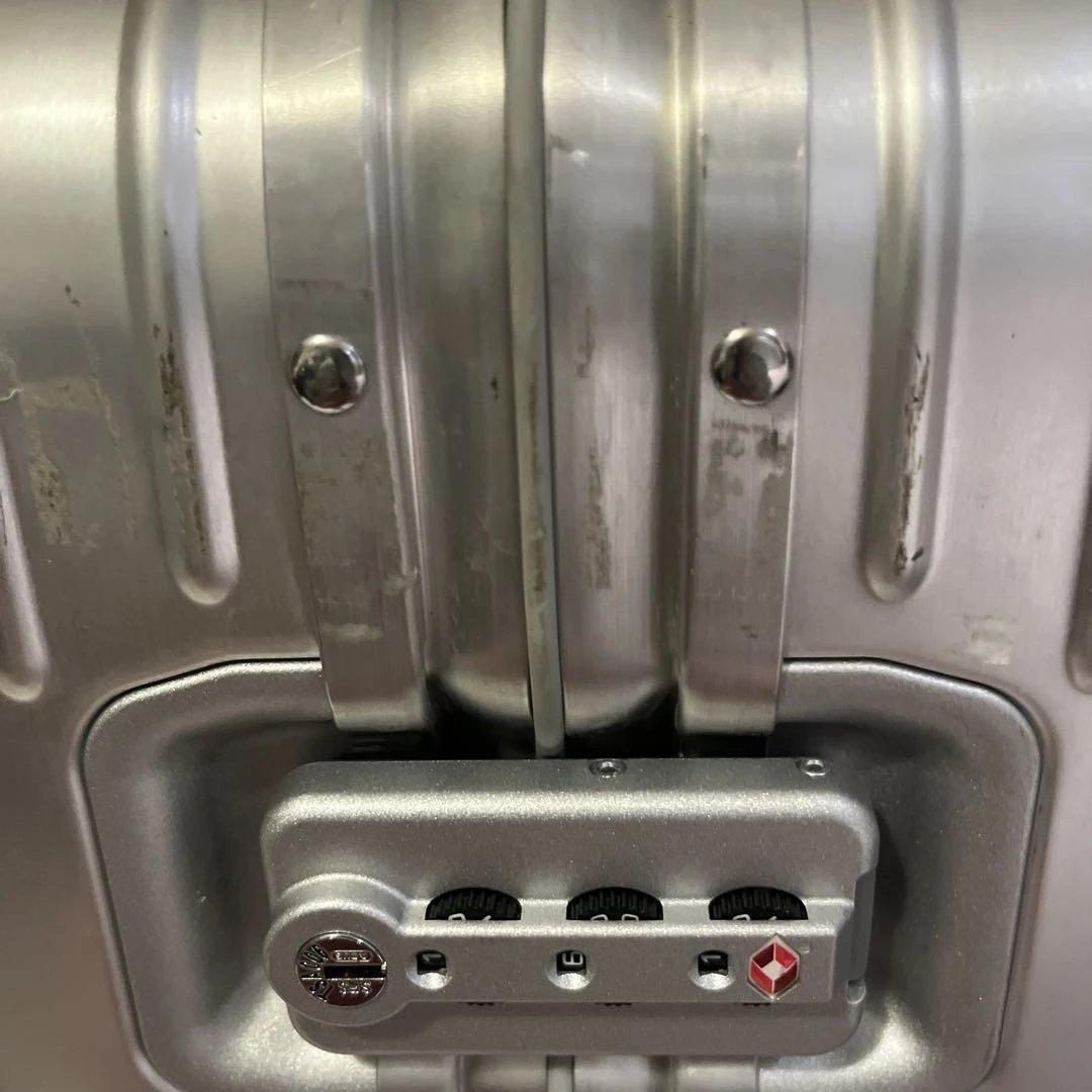 RIMOWAキャリーケース ネイビー メッシュポケット付き