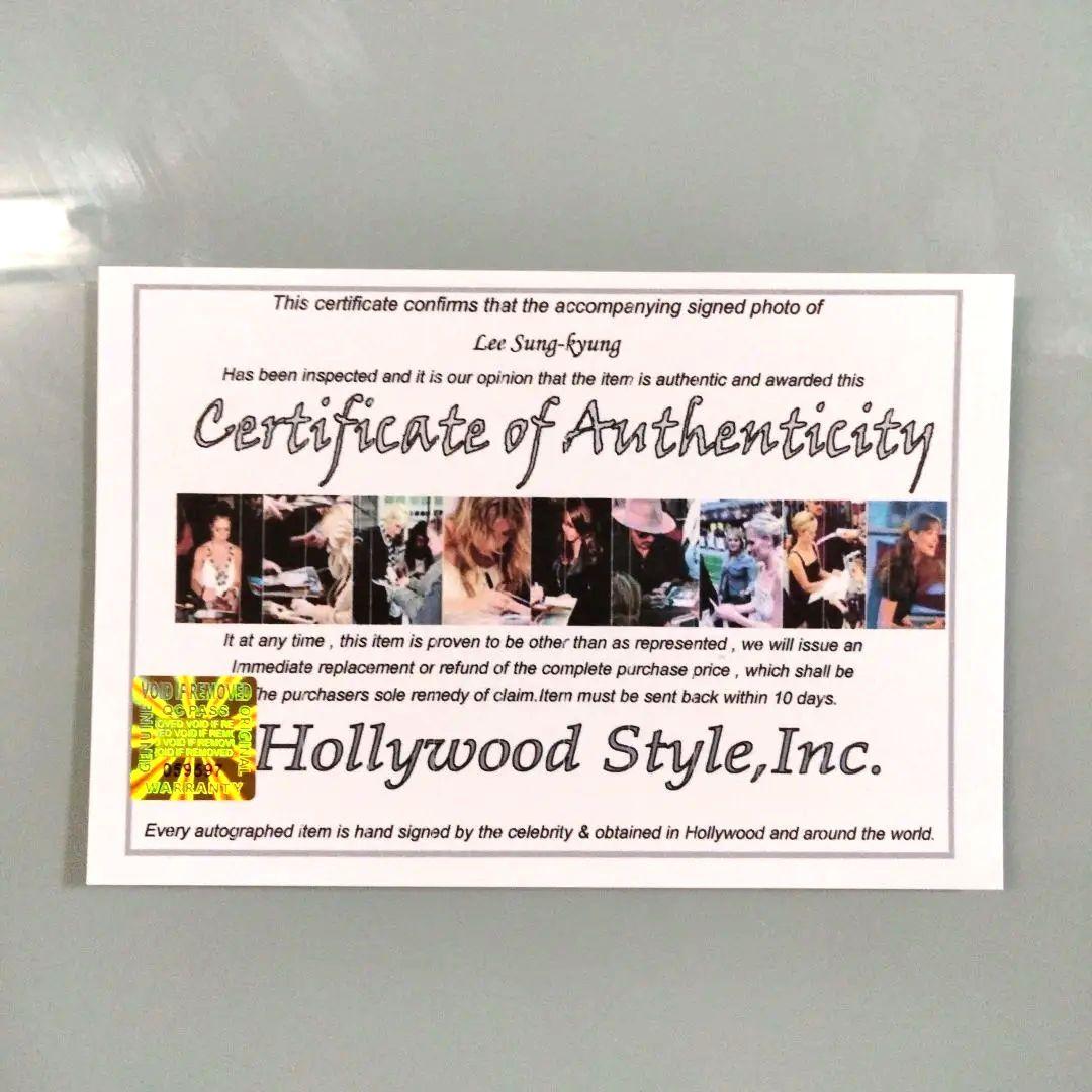 セール中…イ・ソンギョン直筆サイン入り超大型写真…流れ星…