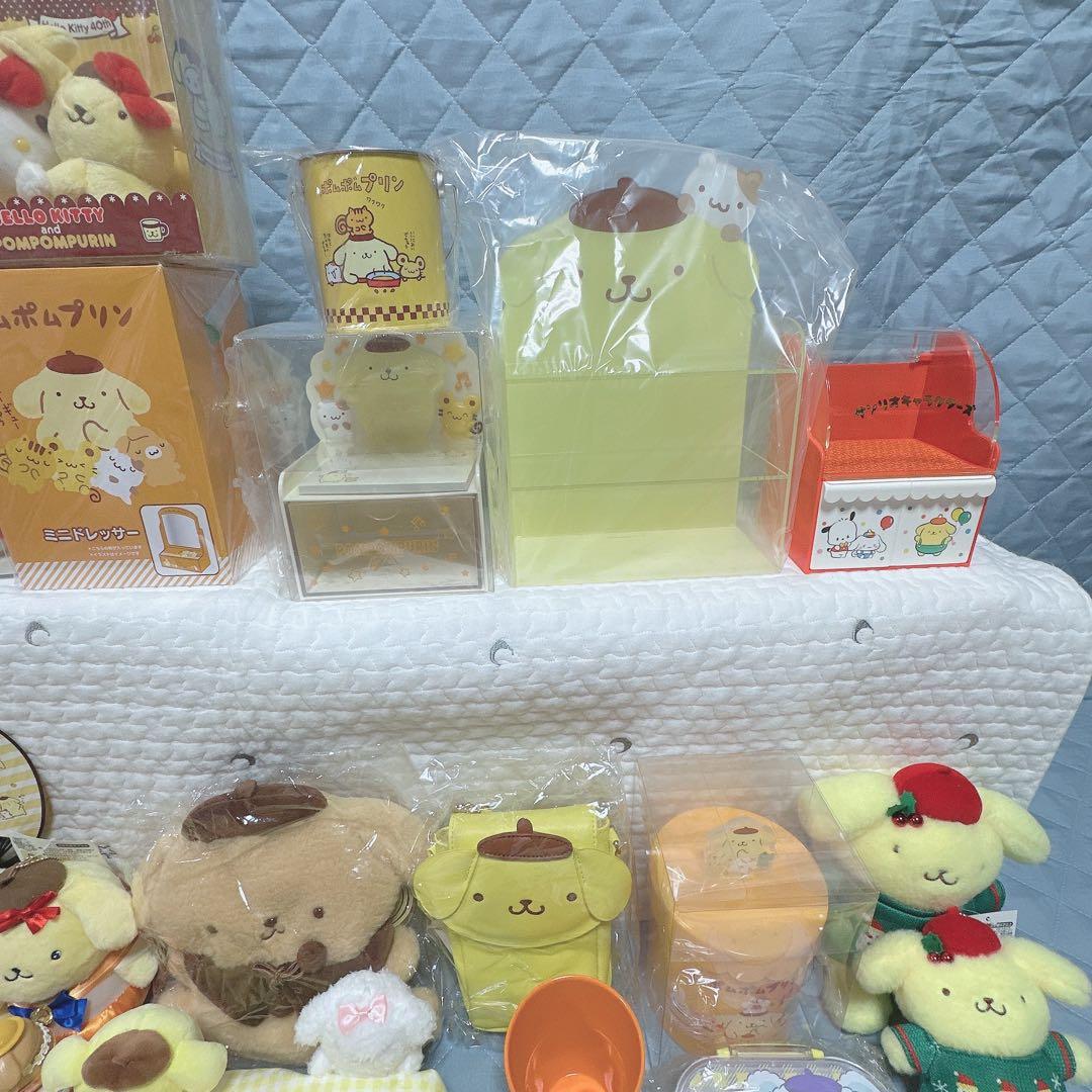サンリオ❣️激レア　ポムポムプリン　ぬいぐるみ　チェスト　ポーチ　タオル　おまとめ