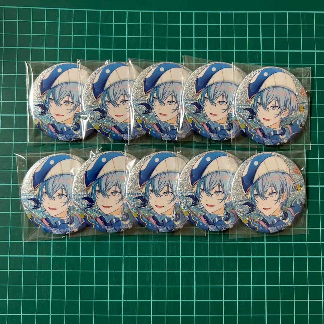 プロジェクトセカイ　グリッター缶バッジイベントイラストコレクション　青柳冬弥