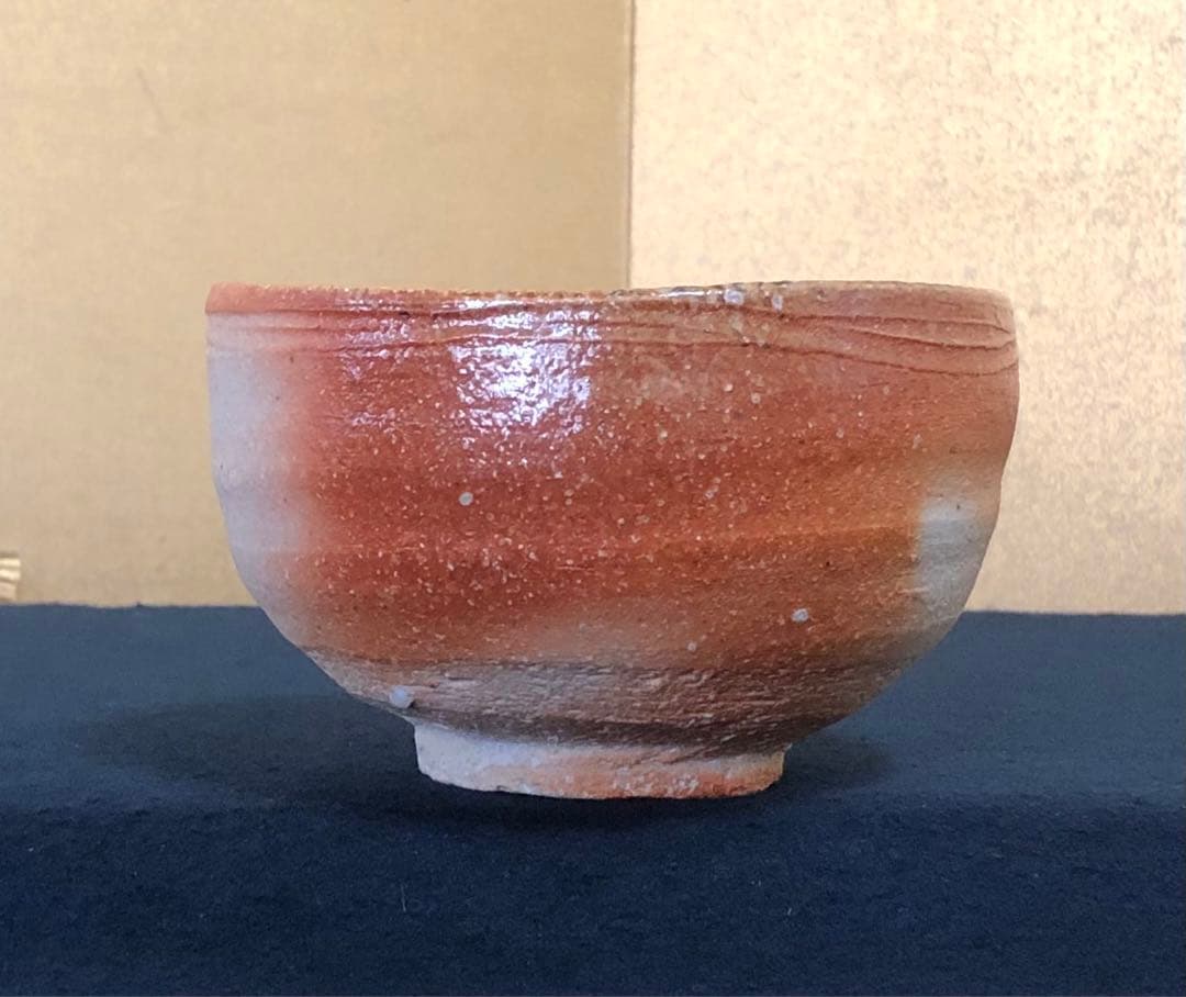 《レ》茶道具 信楽 茶碗 清隆 共布 共箱　251118え3