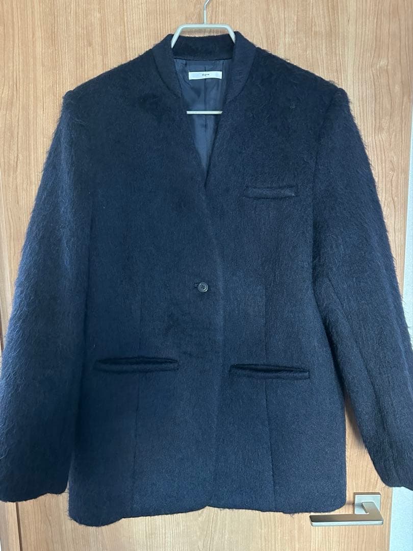 【新品未使用】digne shaggy jacket coat