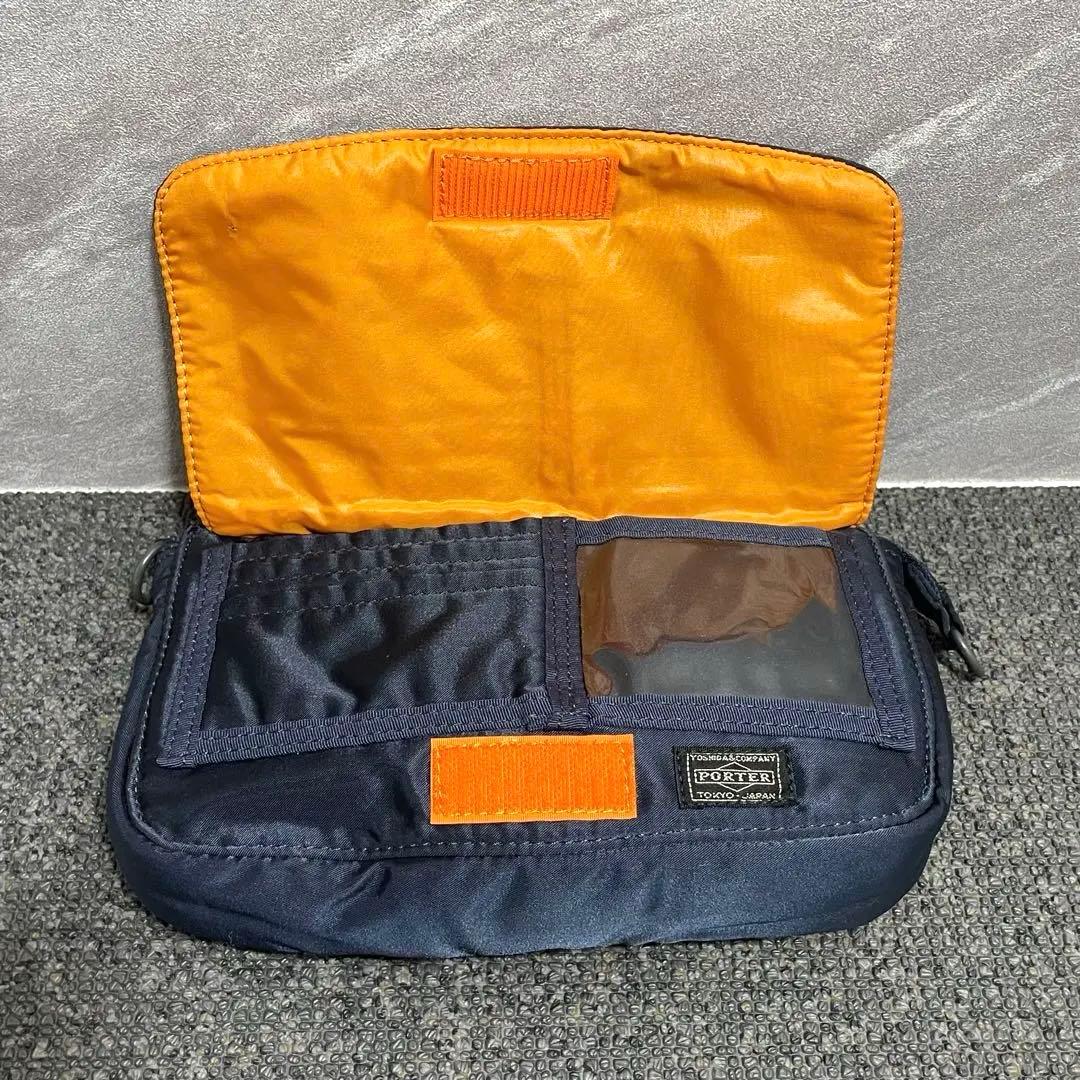 希少✨ ヘッドポーター TANKER アクセサリーポーチ ハンドバッグ ネイビー
