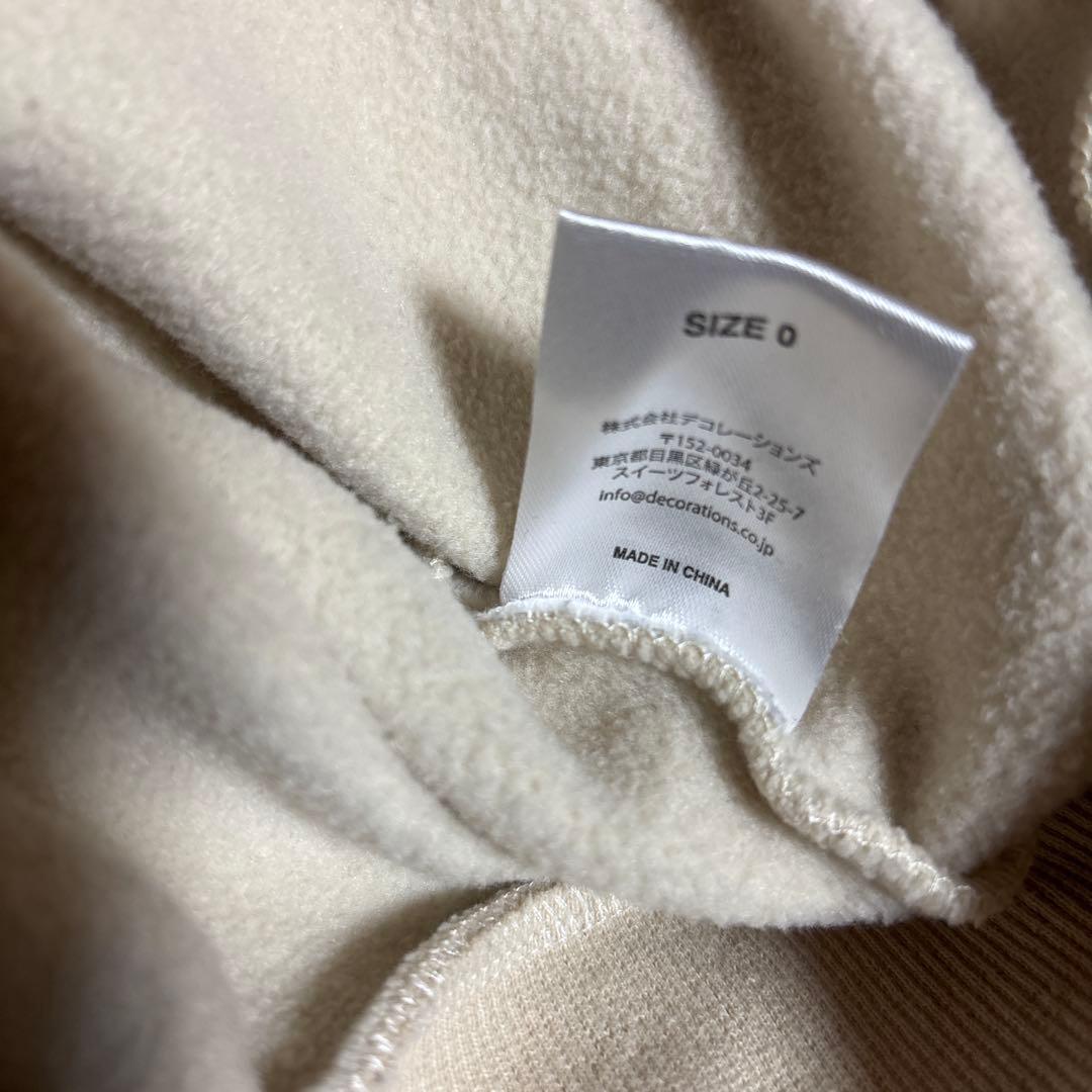 値下げ マイファスHiro RULE THE FATE 裏起毛フーディベージュR