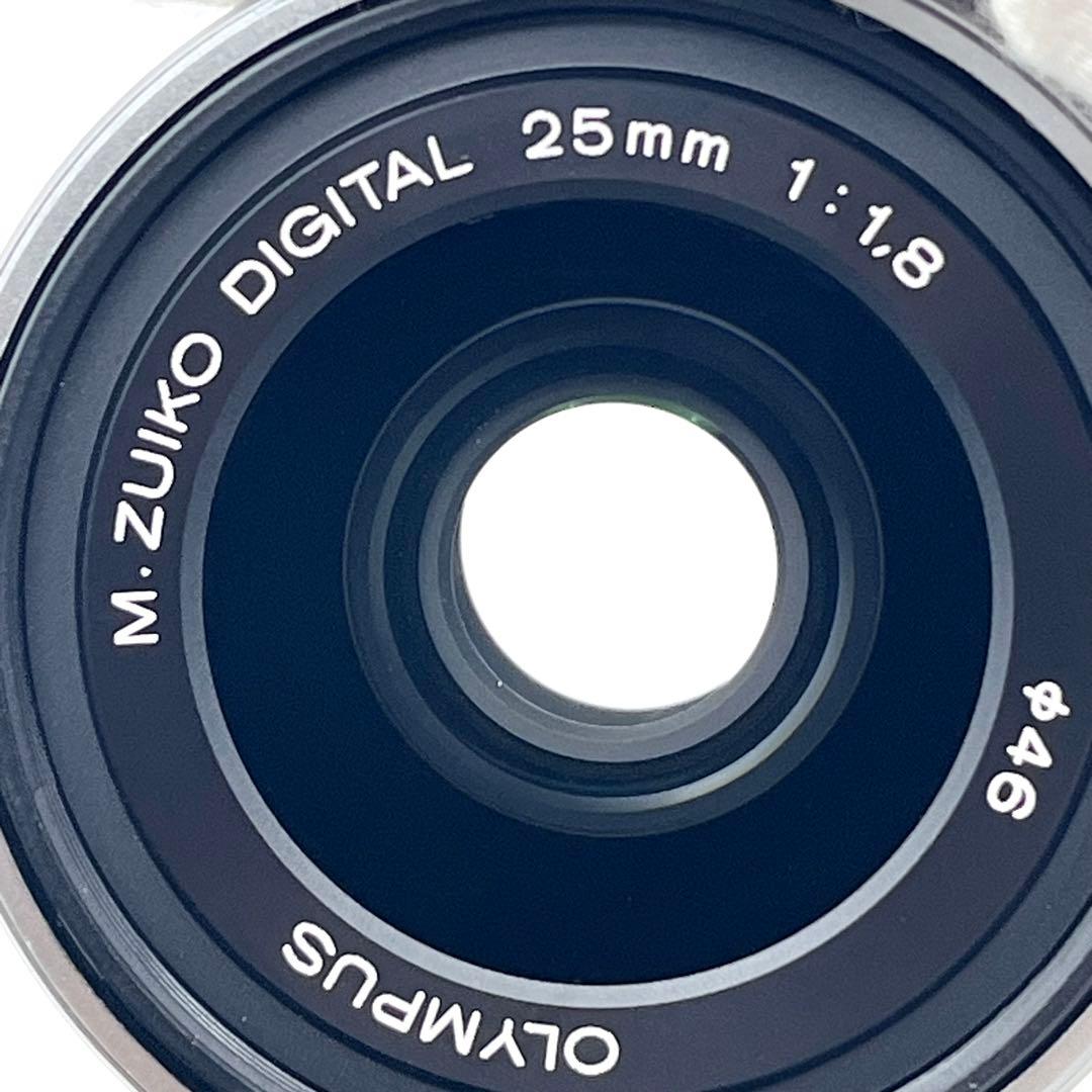 OLYMPUS M.ZUIKO DIGITAL 25mm f1.8 シルバー