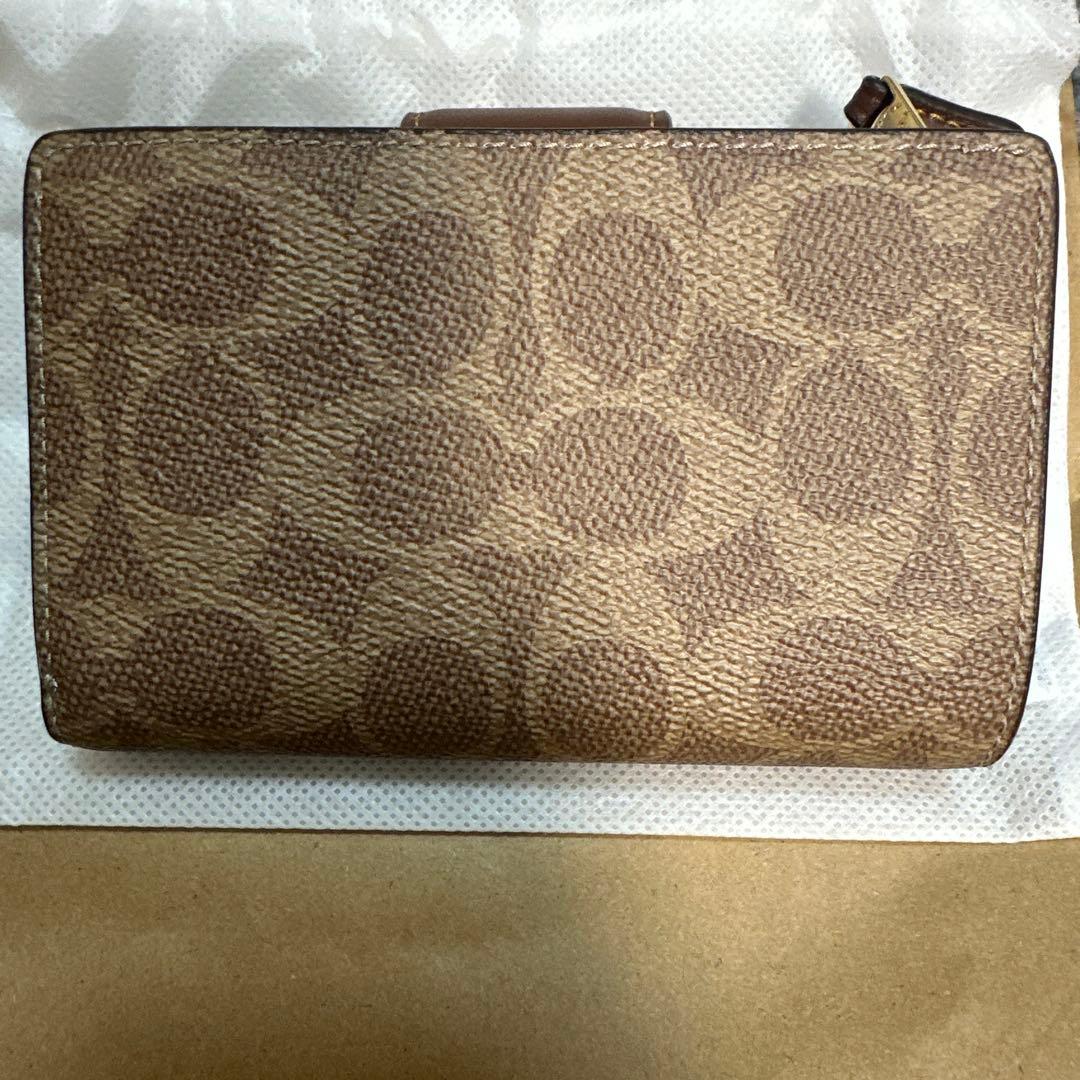 COACH 二つ折り財布 ブラウン キャンバス値下げ可能