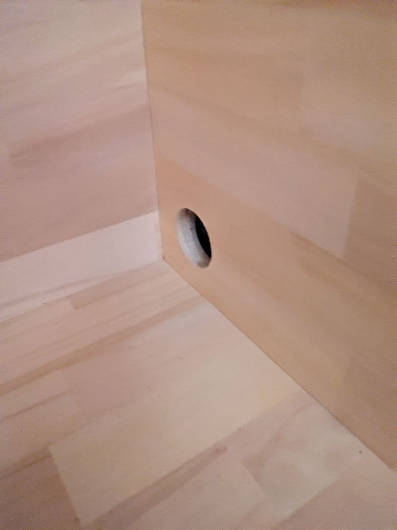 MARI 木製犬用防音ゲージ 換気ファン付き