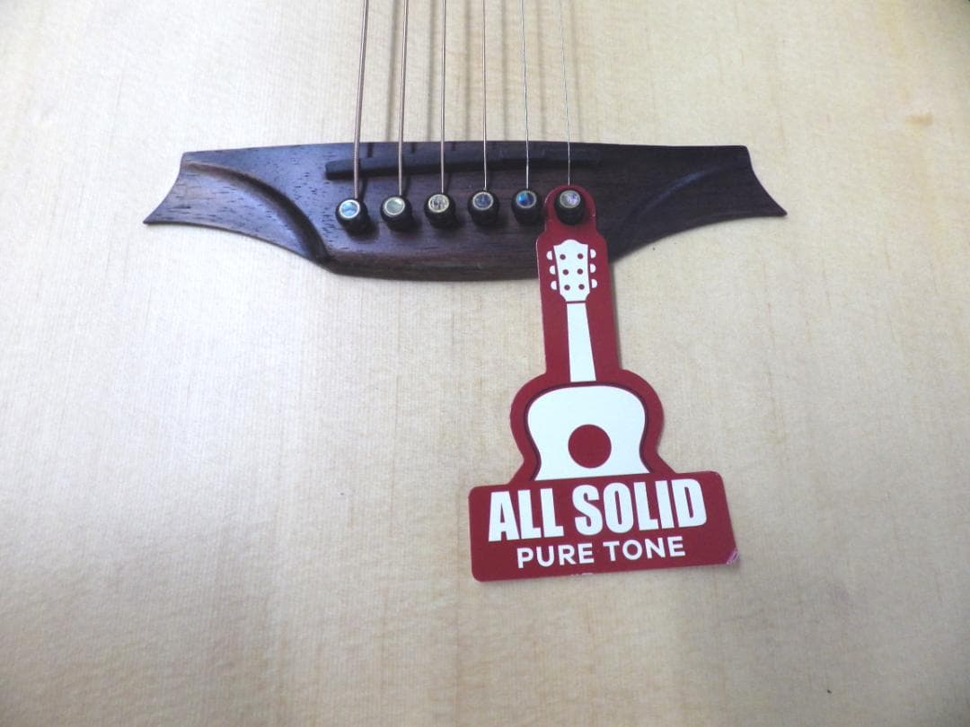 弦高低め　オール単板　Bromo　ブロモ　エレアコギター　BAR5CE