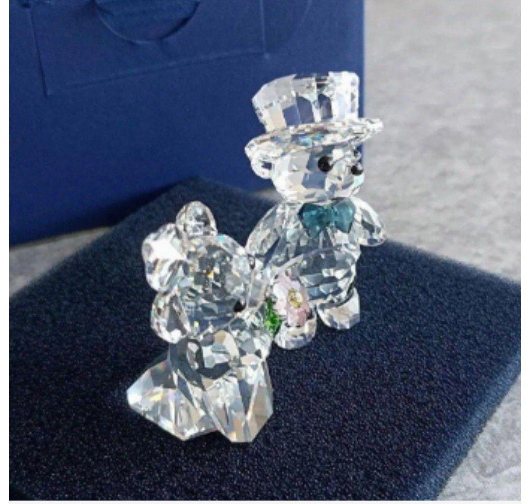 プレゼントに【クリスベア あなたとわたし☘】SWAROVSKI スワロフスキー