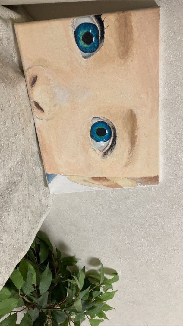 水彩画「瞳」