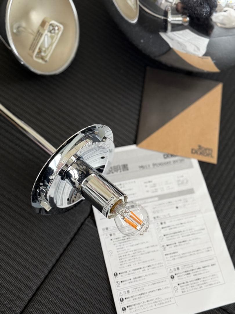 ヤマギワ購入　トムディクソン　Melt Pendant 30 シルバー