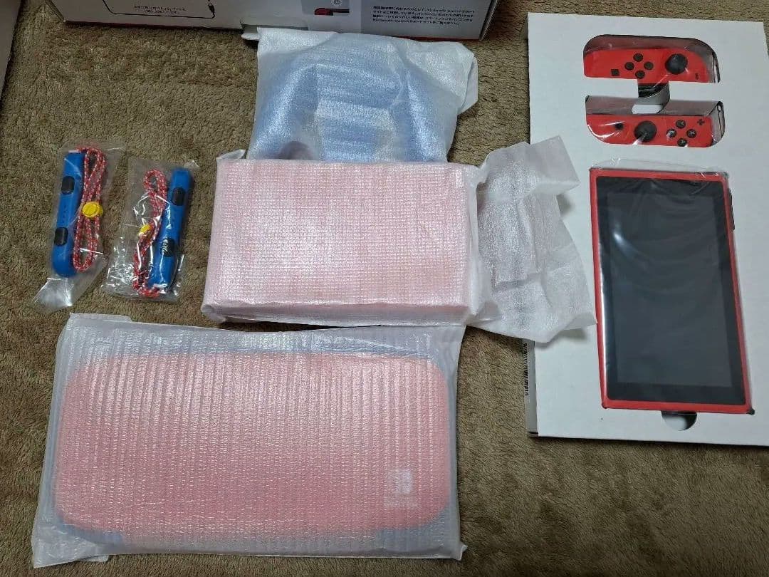 【美品】ニンテンドースイッチ マリオレッド×ブルー