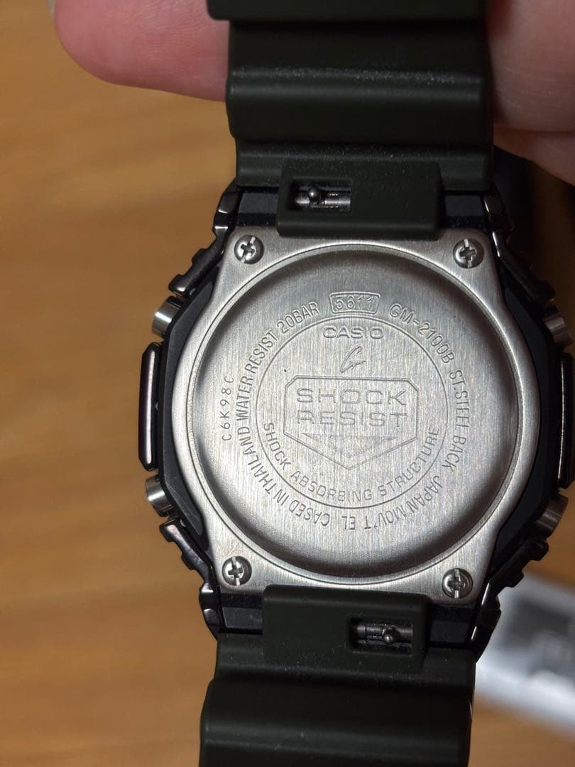 ニ*ン様 CASIO G-SHOCK GM-2100B グリーン