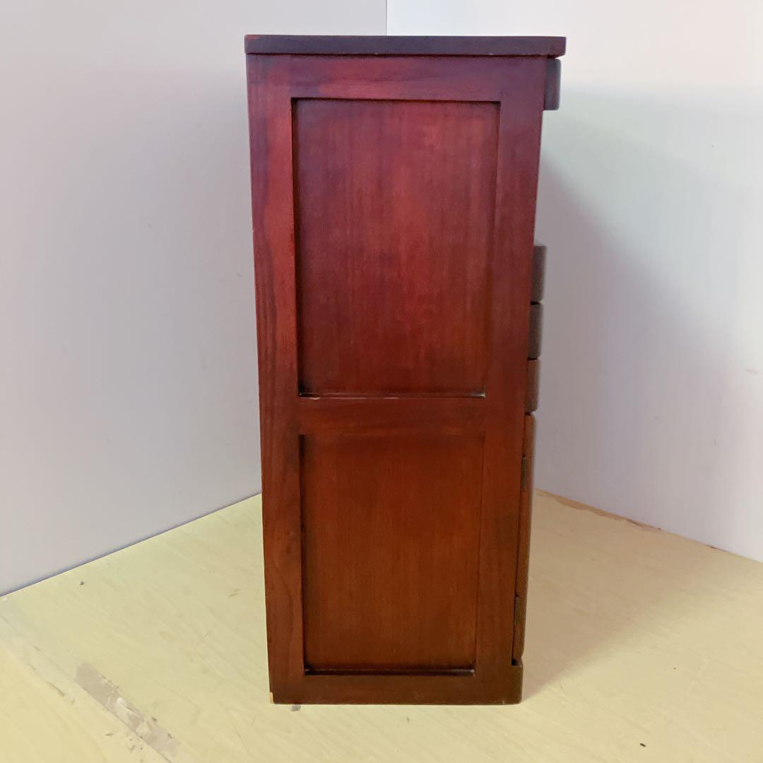 電話台　FAX台　キャビネット　12引き出し　2トビラ　サイドチェスト