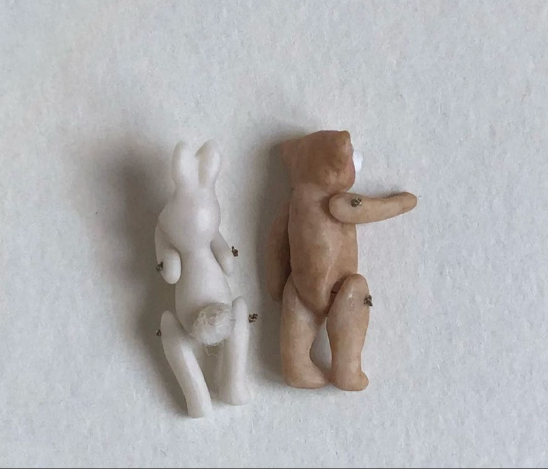 熊ビスクドール　サイズ2.5cm