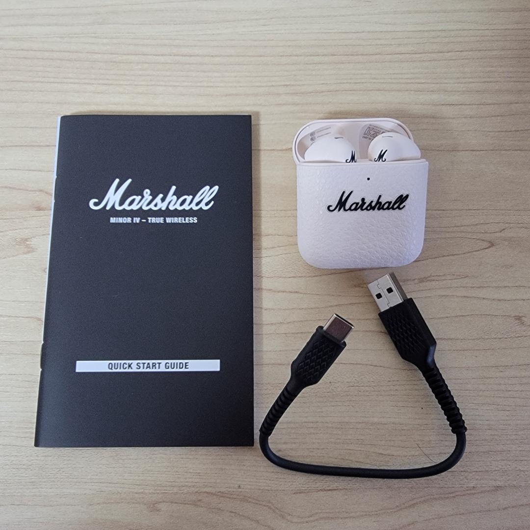 【ほぼ新品】Marshall MINOR IV Cream