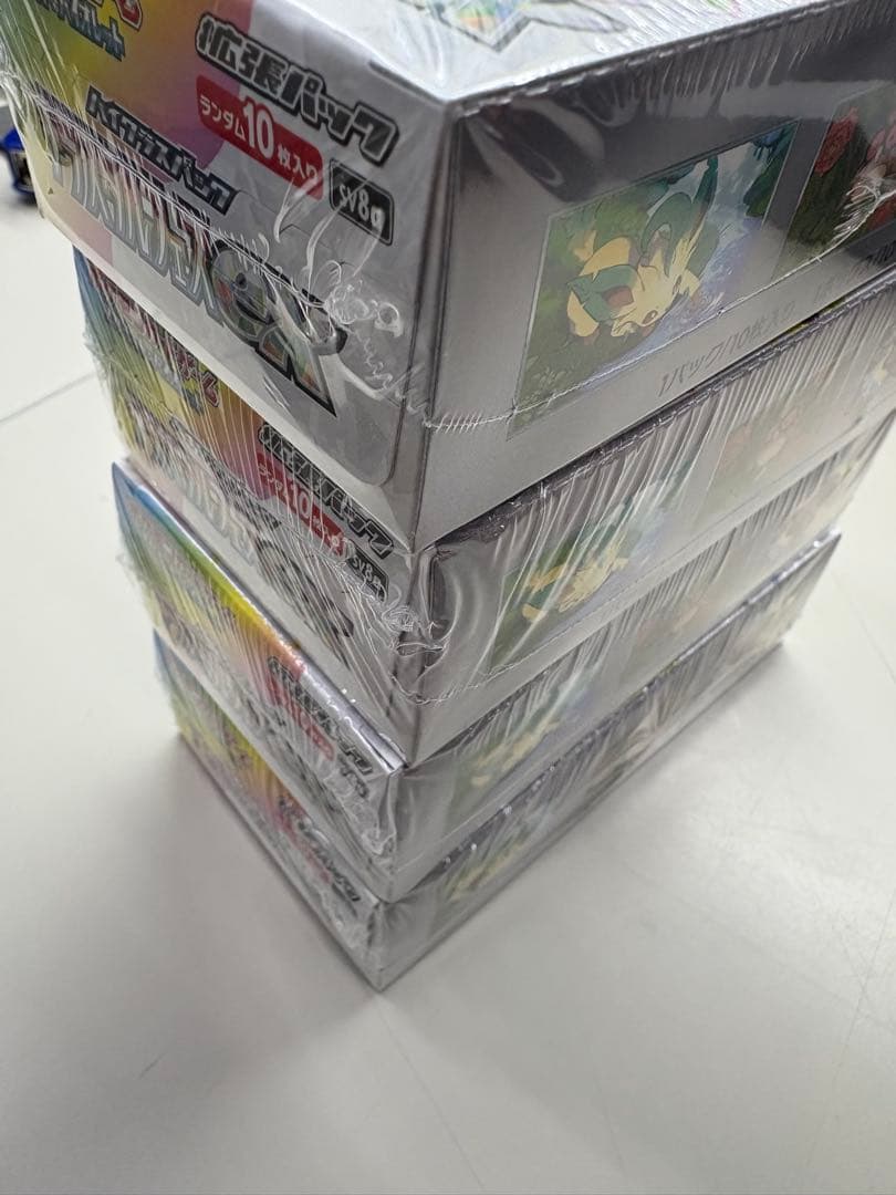 【新品未開封】ポケモンカード　テラスタルフェスEX 4BOXシュリンク付き