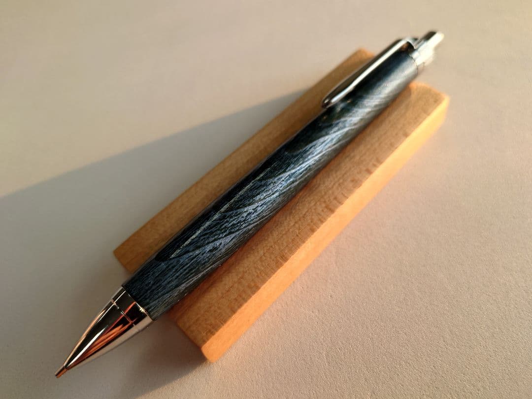 杉　シャープペンシル　浮造り　新うるし　拭き漆　変わり漆