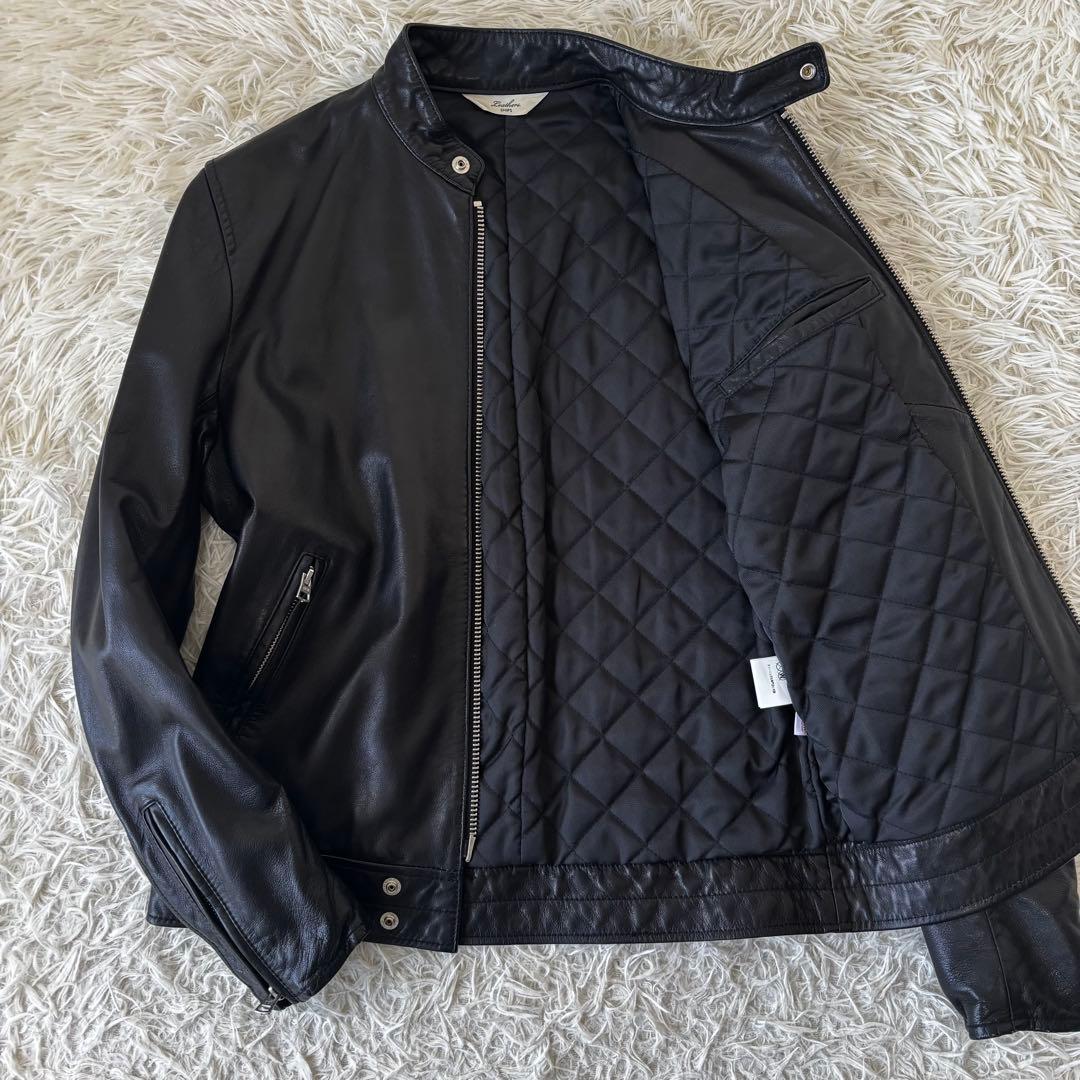 SHIPS✨ラムレザーシングルライダース　THERMOLITE 近年モデル　S