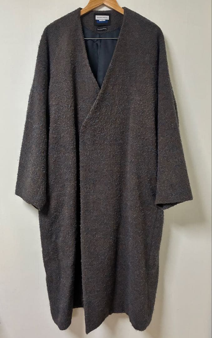 MAISON SPECIAL 《ユニセックスアイテム》ノーカラーコート