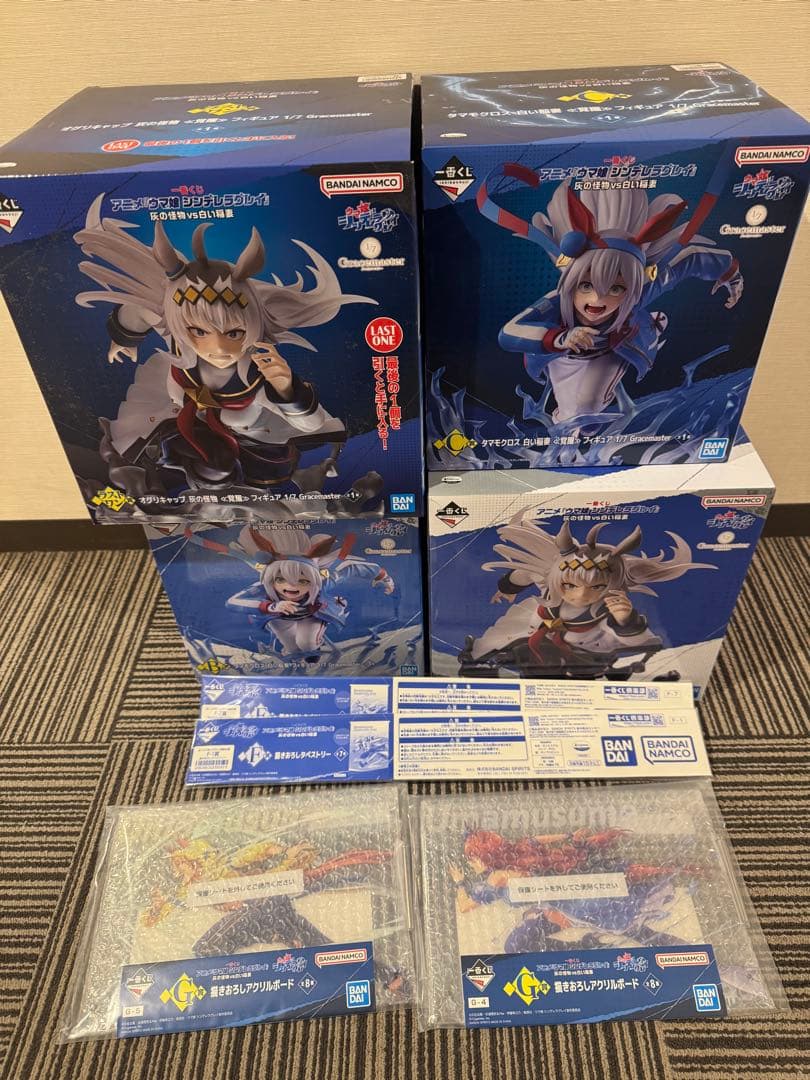 ウマ娘 一番くじ フィギュア 4種　A賞 B賞　C賞　フィギュア　ラストワン賞