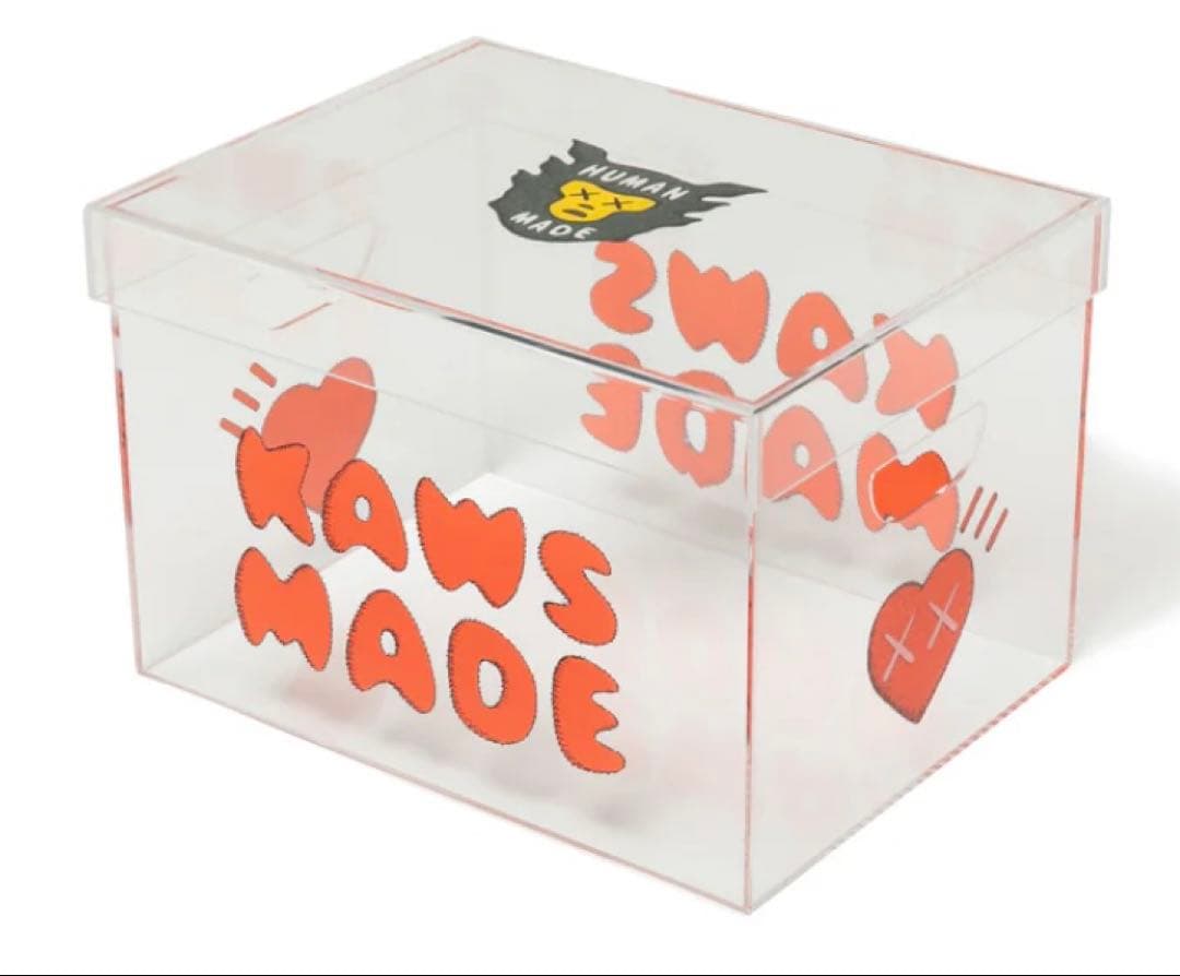 ⭐︎ HUMAN MADE KAWS ACRYLIC FILE BOX クリアー