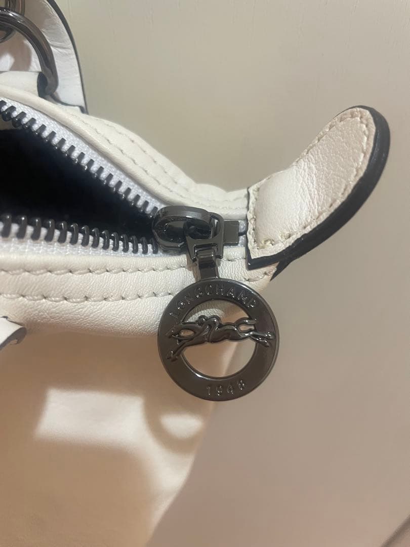 ロンシャン トップハンドルバッグ XS ホワイト（購入証明書付）