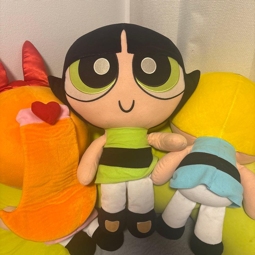 パワーパフガールズ ぬいぐるみ 2001年製巨大ぬいぐるみ3体セット