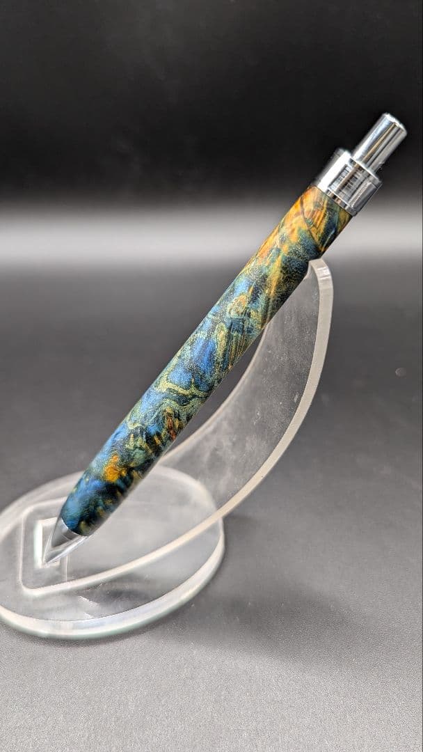 359ペン工房翌檜　スタビライズドウッドバーチバール　木軸シャーペン　ボールペン