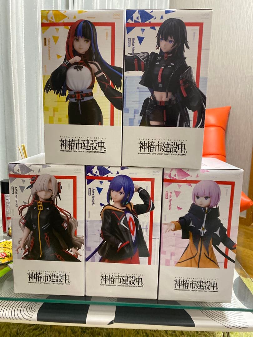 神椿市建設中。 フィギュア 5体セット 新品未開封
