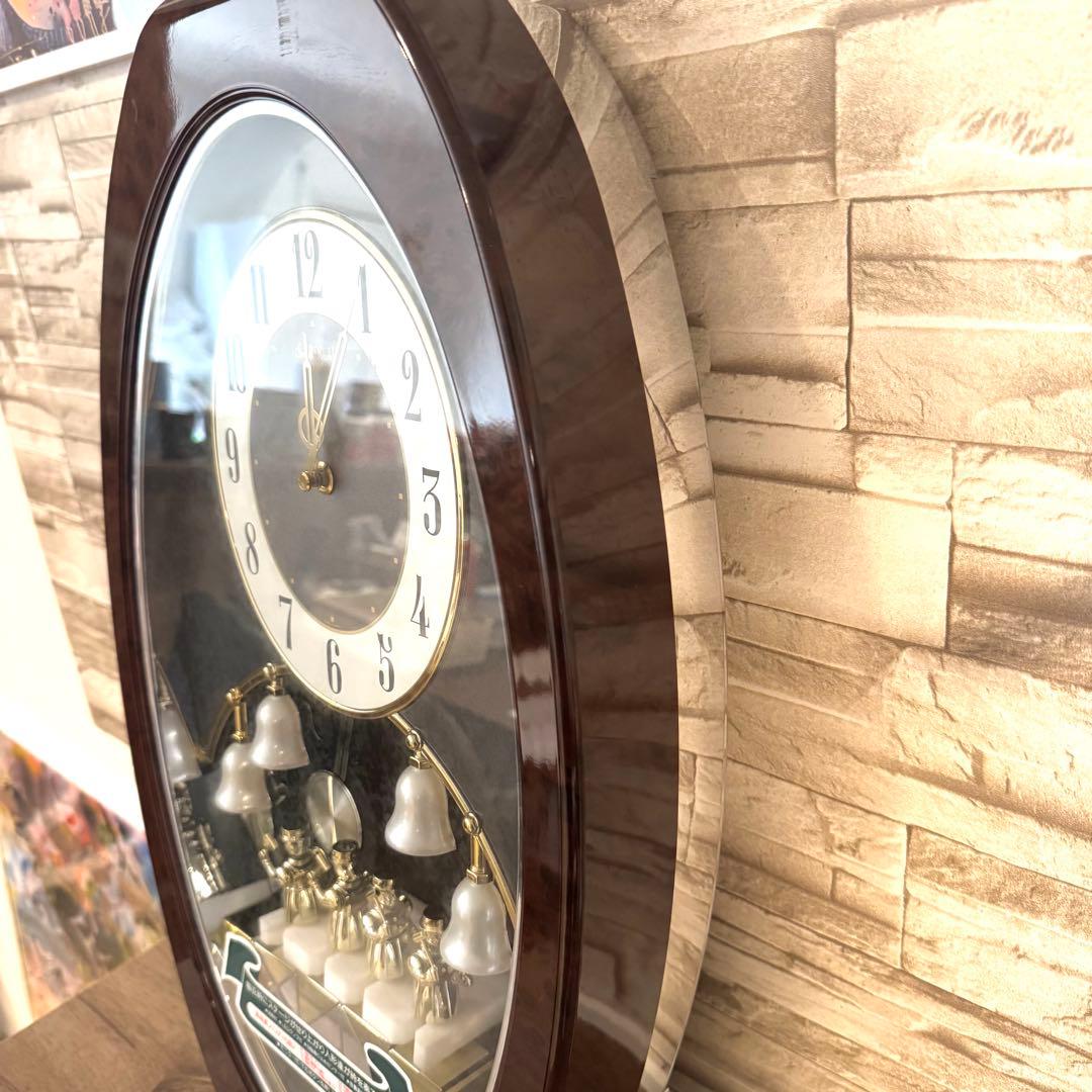 リズム時計　Small World MENET からくり時計　スモールワールド