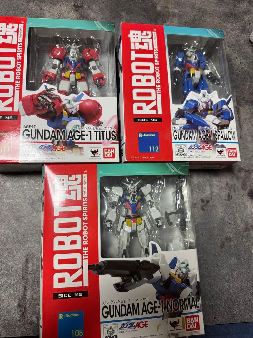 【開封済】ROBOT魂<SIDE MS> AGE系3種