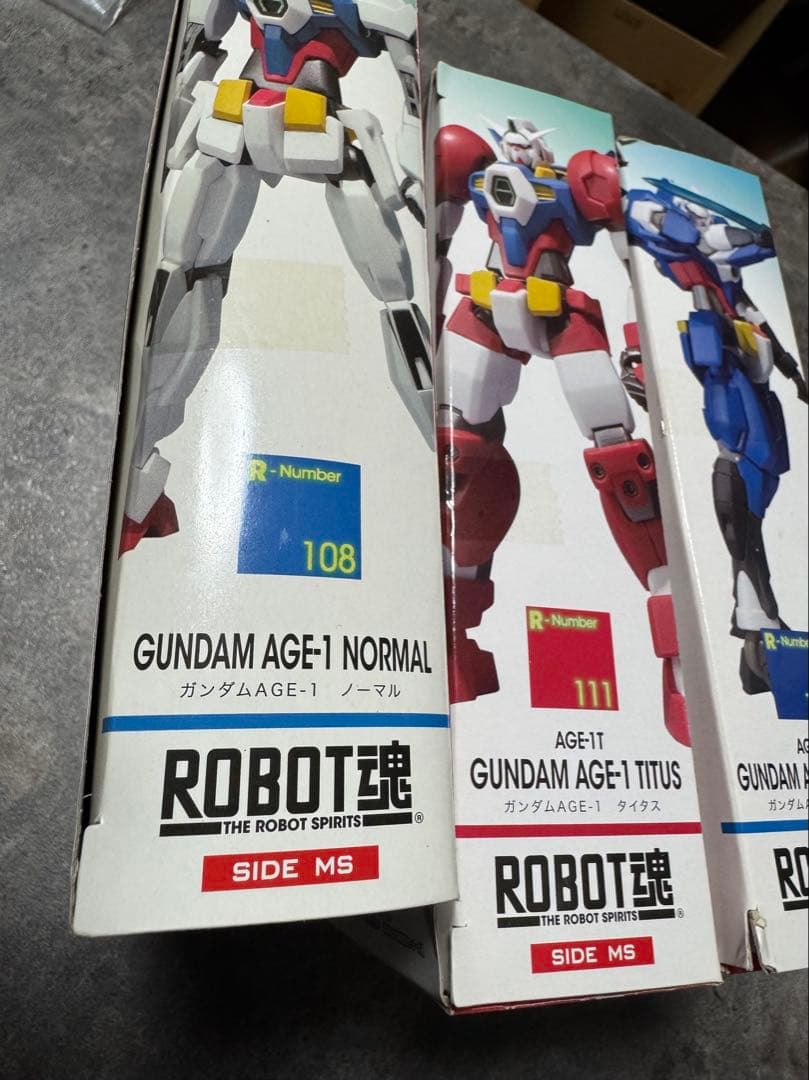 【開封済】ROBOT魂<SIDE MS> AGE系3種