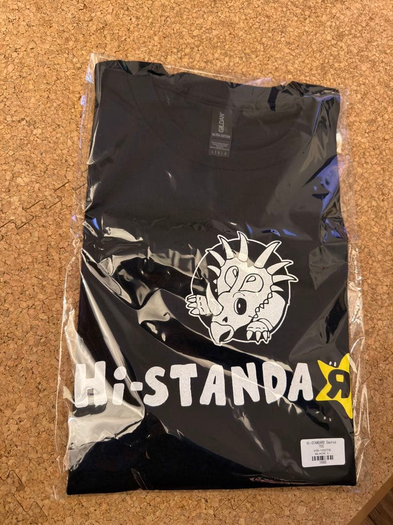 Hi-STANDARD サウルス Tシャツ ブラック L