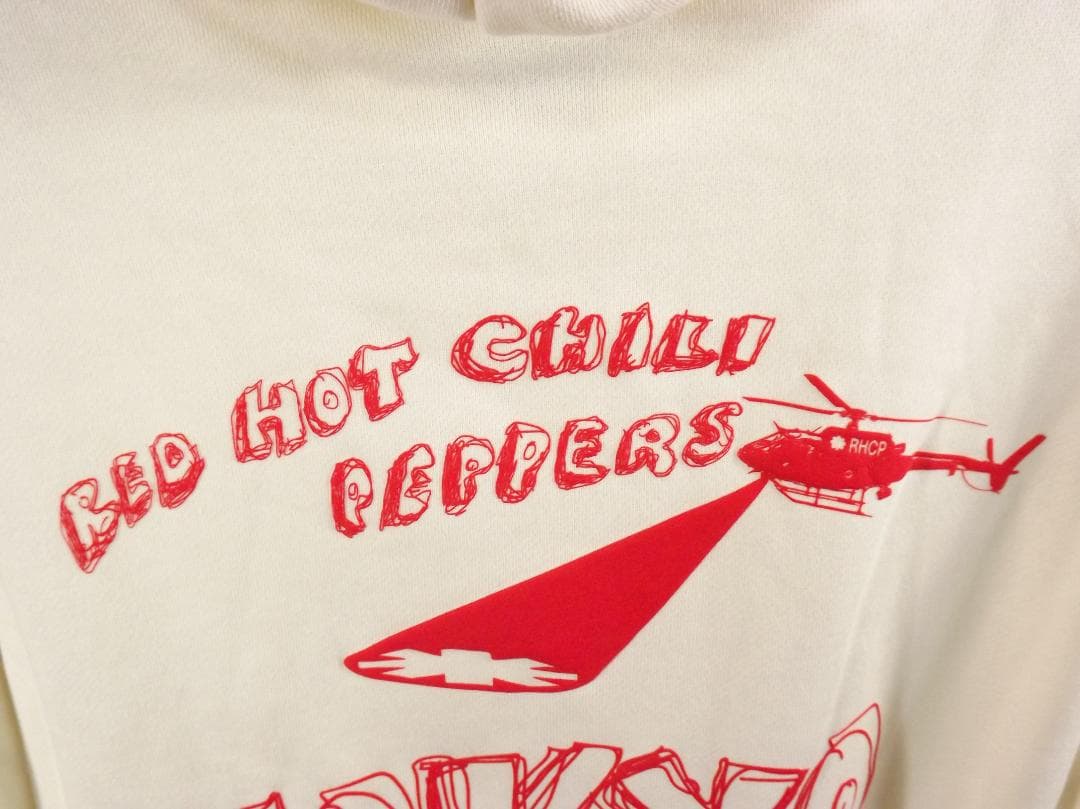 新品 レッチリ アンリミテッド ラブ 東京 クリーム フーディ パーカー ツアー