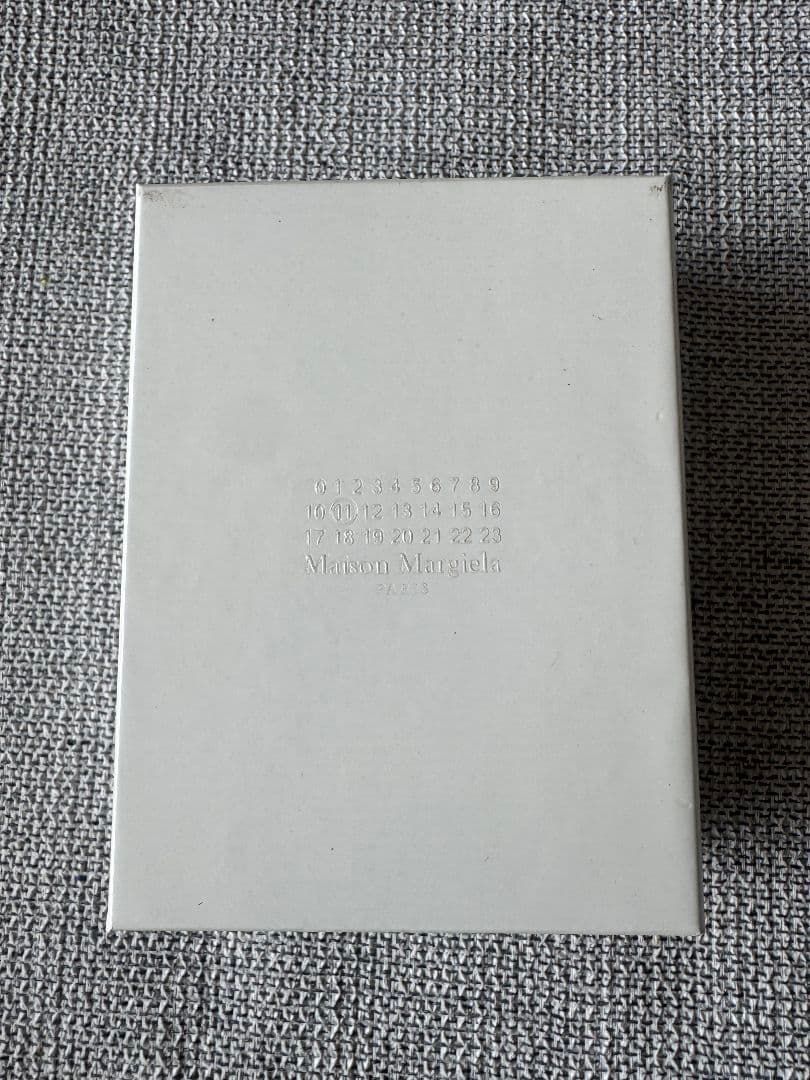 Maison Margiela ブラックレザー三つ折り財布