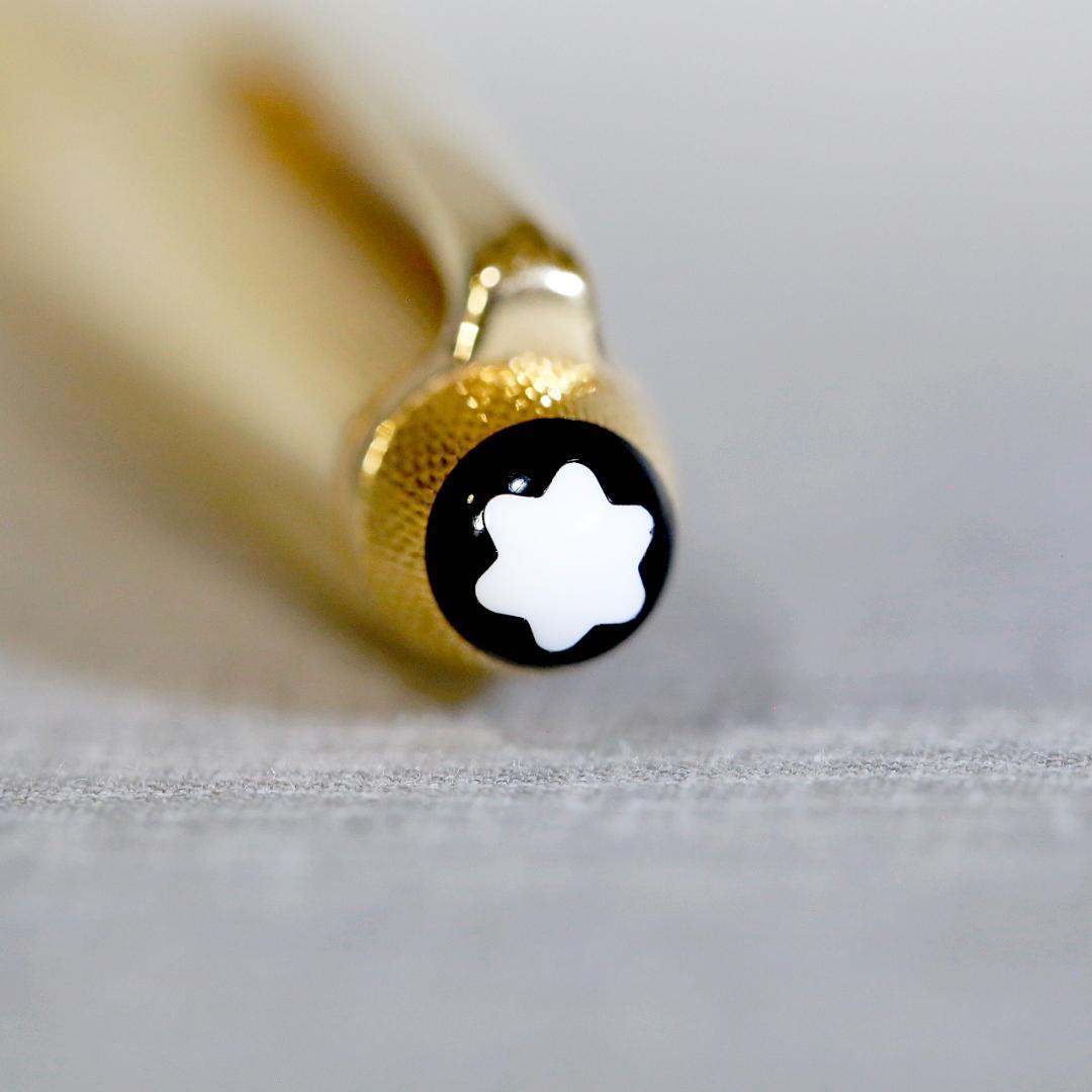 【極美品 送料込み】モンブラン 万年筆 １４４４ バーレイ ゴールド マイスター