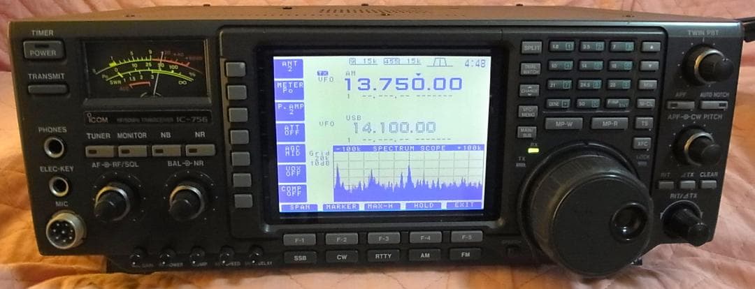 ICOM IC-756 HFトランシーバー　現状品