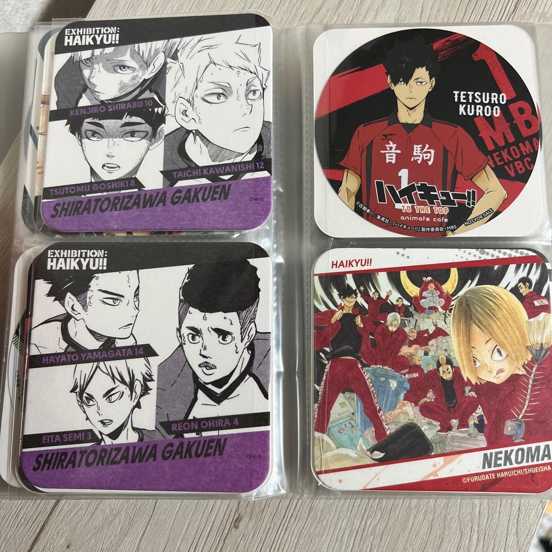 大幅値下げ！ハイキュー!! キャラクターコースター 56種被りなし