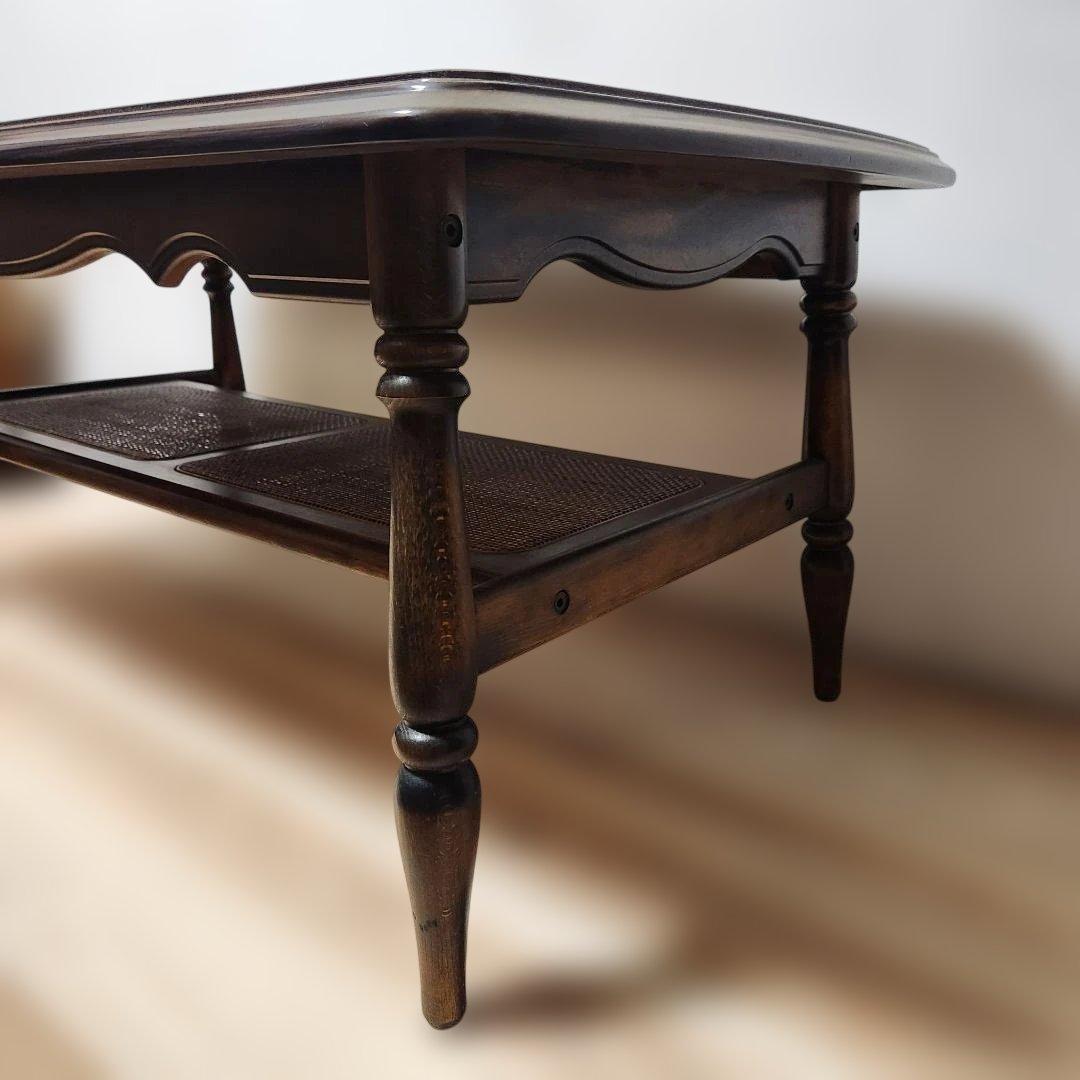 オールドカリモク コロニアル センターテーブル 昭和 レトロ アンティーク