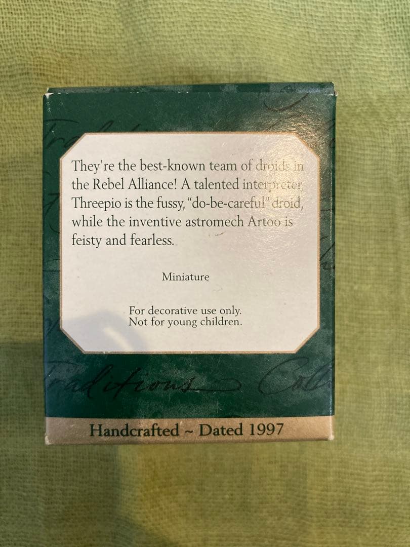 スターウォーズ C-3PO と R2-D2 ミニチュアフィギュアセット